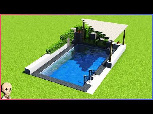 How to Build a Pool in Minecraft Step by Step