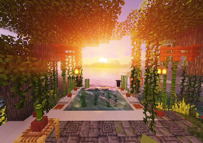 What Can You Build Around a Minecraft Pool?