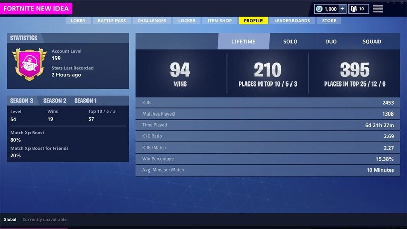 How to Check Fortnite Stats Online and In Game